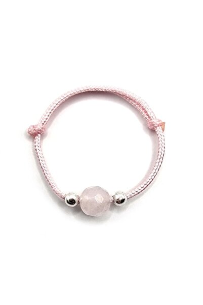 Lexy's Boutique Inel handmade, ajustabil, din argint 925, Lexy's Boutique, pietre sempretioase cuart