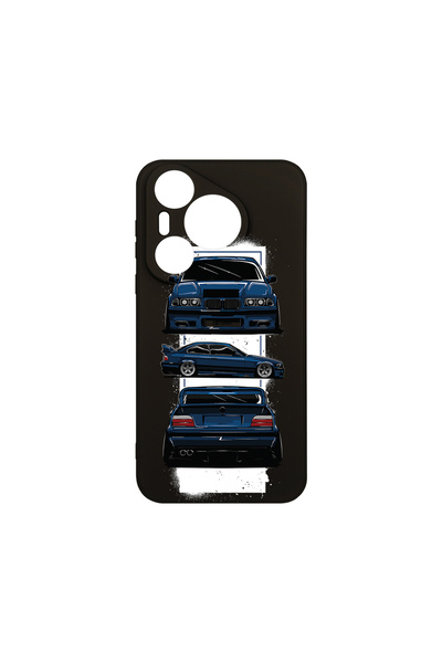 bestcase Husă premium din silicon pentru Huawei Pura 70 Pro, BMW E36, PB 1446