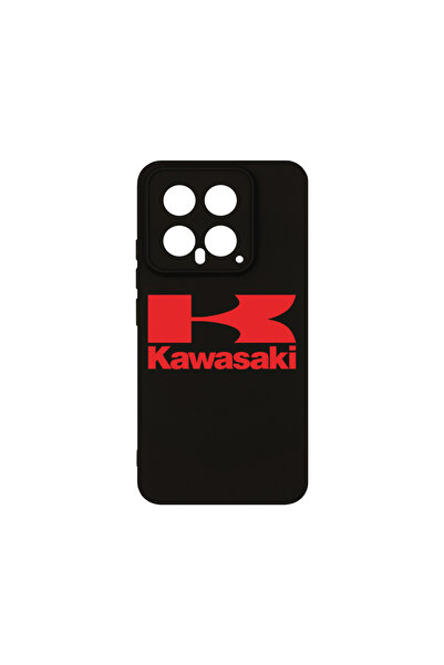 bestcase Θήκη σιλικόνης Premium για Xiaomi 14, λογότυπο Kawasaki, PB 1738