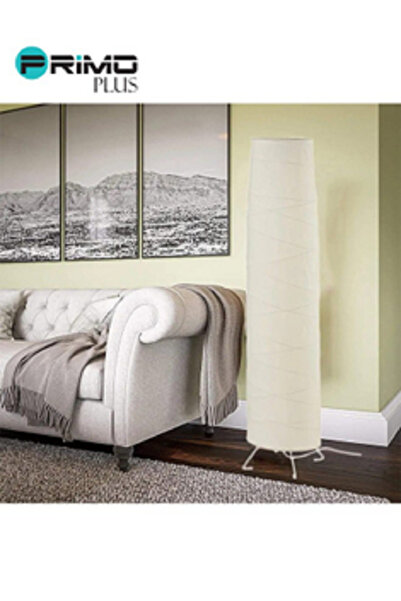 Primo Plus Decorative Floor Lamp White 136cm
