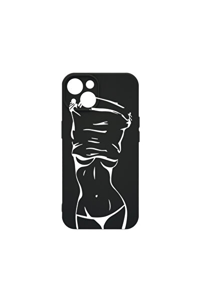 bestcase Carcasă premium din silicon pentru Apple iPhone 14, model Woman Body...