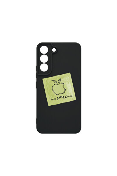 bestcase Премиум силиконов калъф за Samsung Galaxy S22, зелен с вкус на Apple...