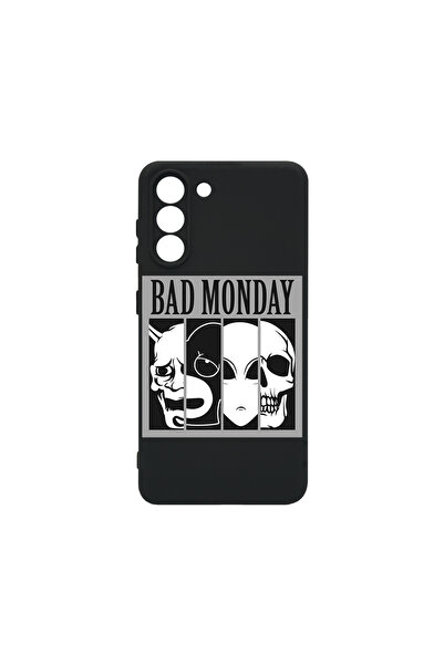 bestcase Carcasă premium din silicon pentru Samsung Galaxy S21, Bad Monday, P...