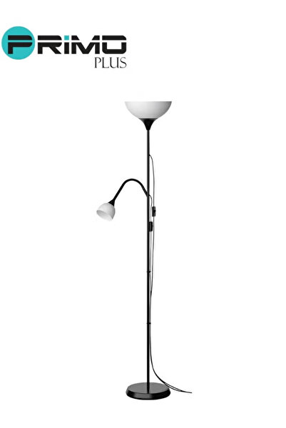 Primo Plus Floor Stand Lamp White Light Black/White combination material