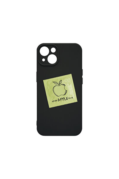 bestcase Husă premium din silicon pentru Apple iPhone 14, verde cu gust de Ap...