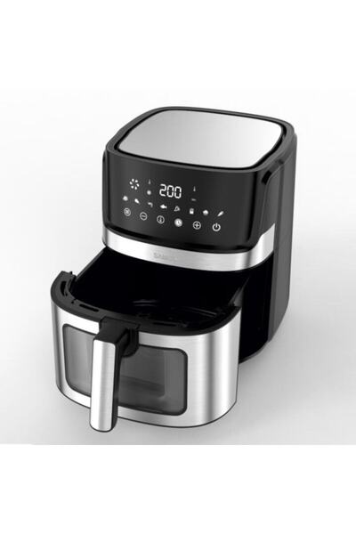 Samus Hot Air Fryer AF6.5B-S1700DW, 6.5 L, 1700 W, Electronic Display, Touch Control, Timer, 8 Progr