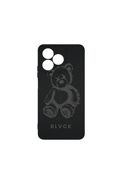 bestcase Husă premium din silicon pentru Xiaomi Redmi 13, Teddy Bear Blvck, P...