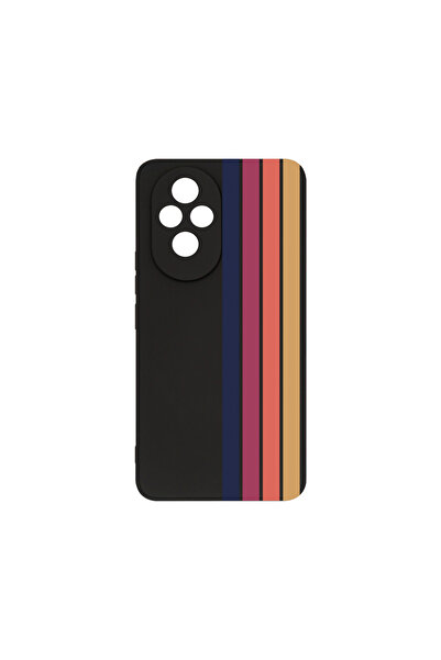 bestcase Carcasă premium din silicon pentru Honor 200 Pro 5G, linii retro, PB...