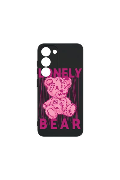 bestcase Husă premium din silicon pentru Samsung Galaxy S23, Teddy Bear Lonel...