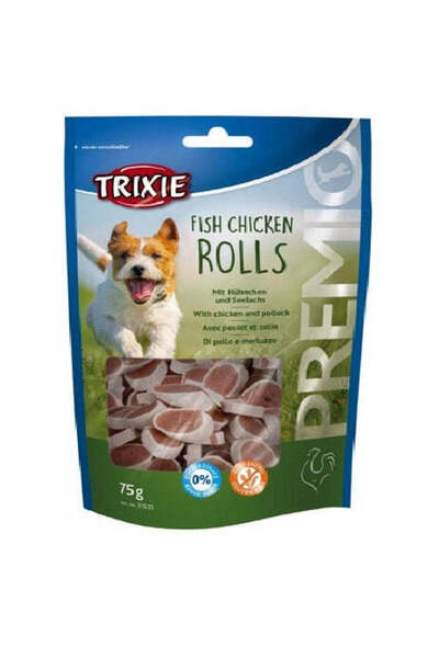 Trixie Premio Fish Chicken Rolls Dog Treats 75G