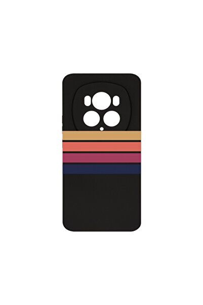 bestcase Carcasă premium din silicon pentru Honor Magic6 Pro, linii retro, PB...