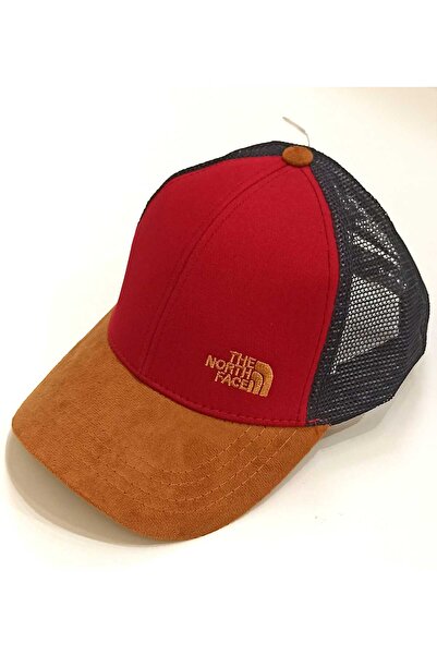 Monalisa Home قبعة رجالية أنيقة من قماش شبكي باللون العنابي