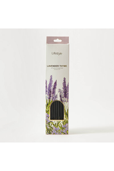 Lifestyle أعواد بخور اللافندر والزعتر - مجموعة من 60 قطعة