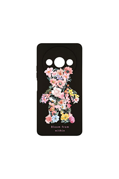 bestcase Carcasă premium din silicon pentru Xiaomi Redmi A3, Teddy Bear Bloom...