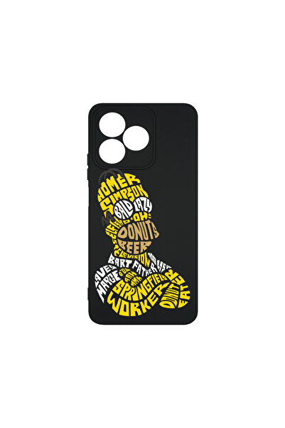 bestcase Θήκη σιλικόνης Premium για Xiaomi Redmi 13, Καλλιγραφία Homer Simpso...