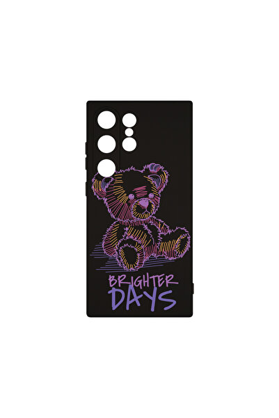 bestcase Carcasă premium din silicon pentru Samsung Galaxy S24 Ultra, Teddy B...