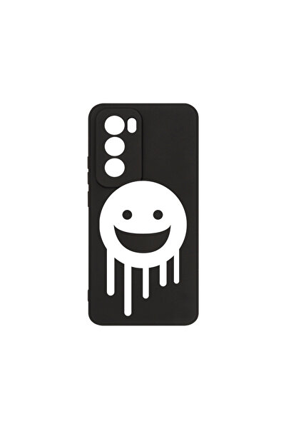 bestcase Carcasă premium din silicon pentru Oppo Reno12, Smiley, PB 1498