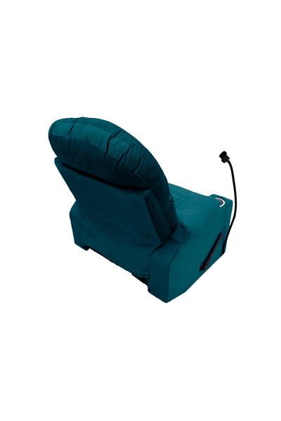 Lazy Vibes Velvet Rocking Cinematic Recliner Chair with Phone & Cups Holder | NZ80 PLUS