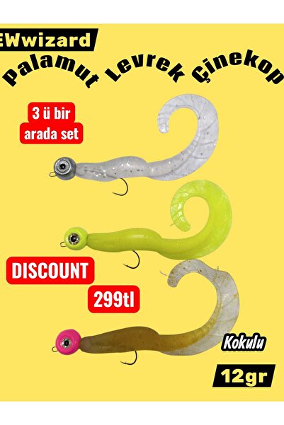 Depar Levrek - Çinekop silikon balık (özel ürün) Wizard