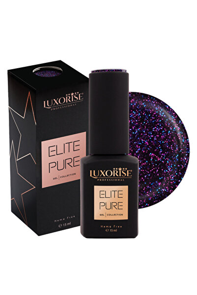 LUXORISE Oja semipermanentă Hema Free ELITE PURE - Plush Plum, 15ml