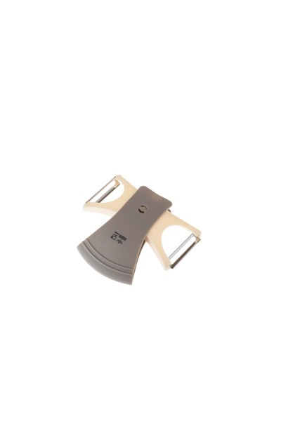 ORIAN Beige plastic vegetable peeler