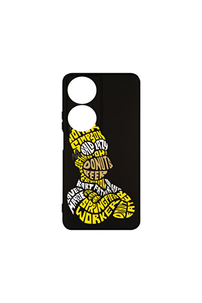 bestcase Θήκη σιλικόνης Premium για Honor X7b, Καλλιγραφία Homer Simpson, PB ...