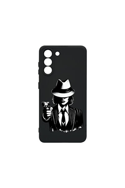 bestcase Carcasă premium din silicon pentru Samsung Galaxy S21, Gangster Woma...