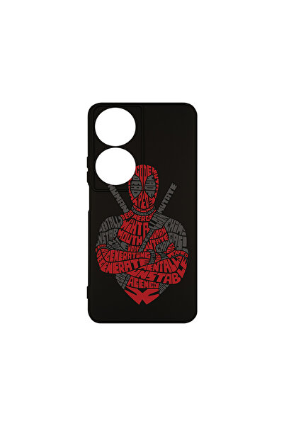 bestcase Carcasă premium din silicon pentru Honor X7b, Calligraphy Dead Red, ...