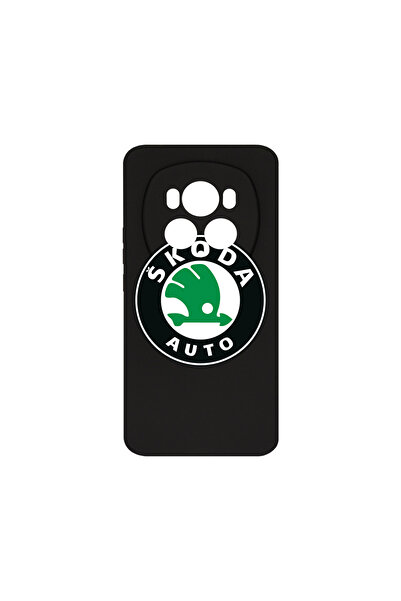bestcase Husă premium din silicon pentru Honor Magic6 Pro, logo Skoda Classic...