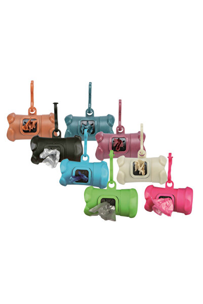 Trixie موزع بلاستيكي لحقيبة التقاط الكلاب متوسطة الحجم