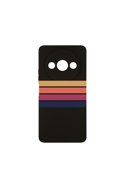 bestcase Carcasă premium din silicon pentru Xiaomi Redmi A3, linii retro, PB ...