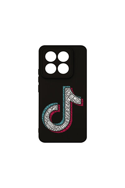 bestcase Husă premium din silicon pentru Xiaomi 14 Pro, Calligraphy TikTok, P...