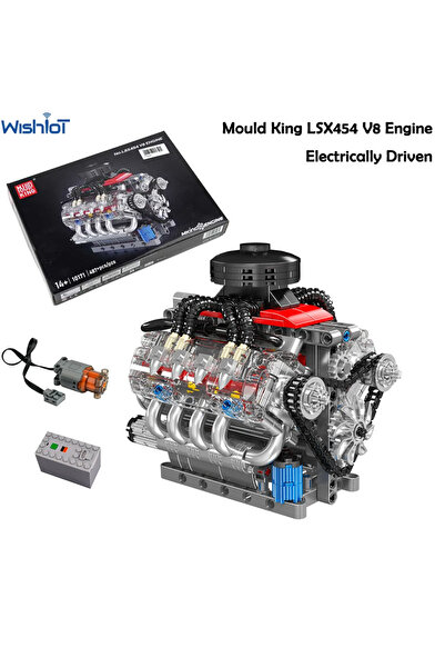 Choice قالب الملك 10171 محاكاة محرك LSX454 V8 نموذج محرك L يعمل بالكهرباء مكع...