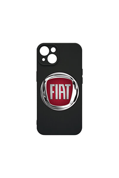 bestcase Husă premium din silicon pentru Apple iPhone 13 Mini, logo Fiat, PB ...