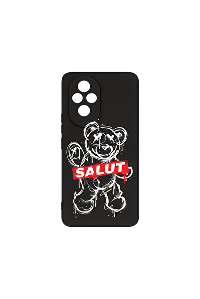 bestcase Carcasă premium din silicon pentru Honor 200 5G, Teddy Bear Salut, P...