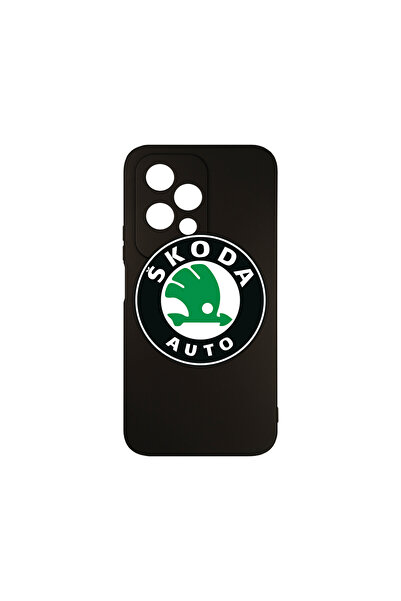 bestcase Husă premium din silicon pentru Honor 200 Lite 5G, logo Skoda Classi...