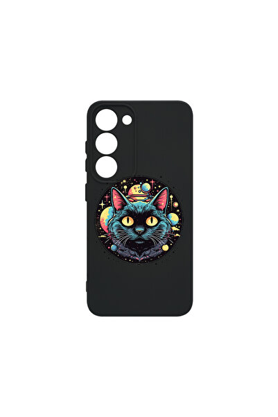 bestcase Carcasă premium din silicon pentru Samsung Galaxy S23 Plus, Pisica N...