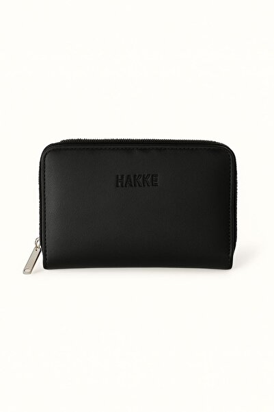 HAKKE محفظة مطبوعة بسحاب واحد