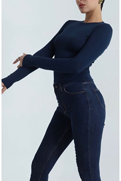 EGELİMODA Women's Finger-Through Badi Blouse