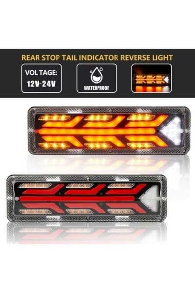 Led Light Alex Set 2 lămpi LED cu neon și semnalizare dinamică 12V-24V