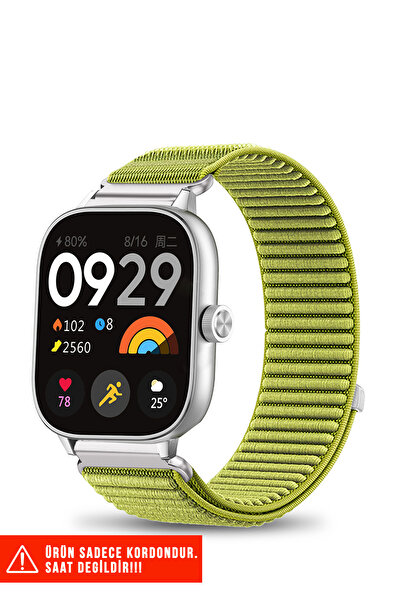 Nezih Case Xiaomi Redmi Watch 4 / 5 / 6 / Band 8 Pro / Uyumlu Hasır Örgü Spor...