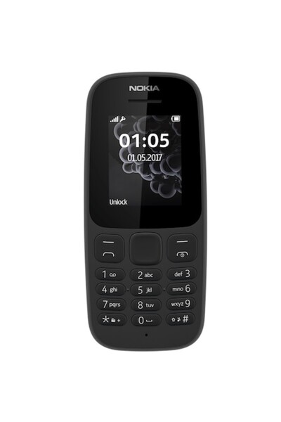 Nokia 105 (2017), Dual SIM, Black
