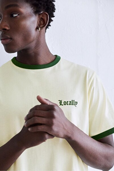 Pull & Bear Kısa kollu fitilli tişört