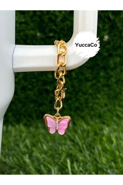 YuccaCo Accessorize Your Life زينة ترمس على شكل فراشة/حلية ترمس على شكل فراشة...