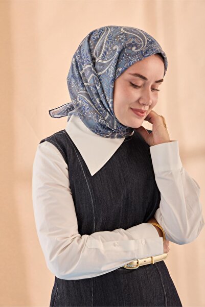 Silk Home Summer Breeze Scarf - Indigo, Stone, Mink, Navy Blue