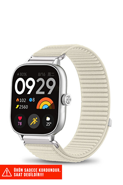 Nezih Case Xiaomi Redmi Watch 4 / 5 / 6 / Band 8 Pro / Uyumlu Hasır Örgü Spor...