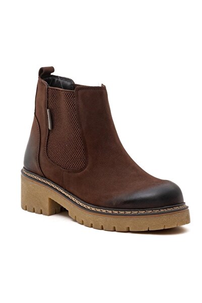 Bulldozer 260504 Kahve Nubuk Kadın Bot