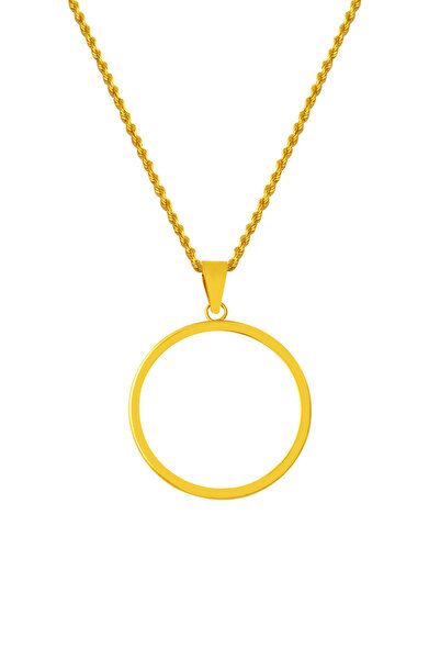 Bilezikci Tam Altın Takılabilen Kolye 14 Ayar