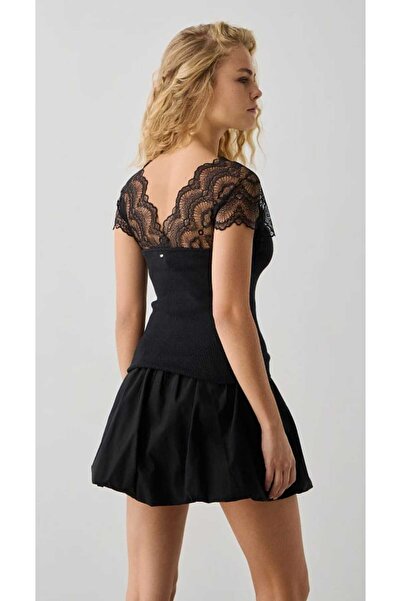 BSB Kolları dantelli bluz