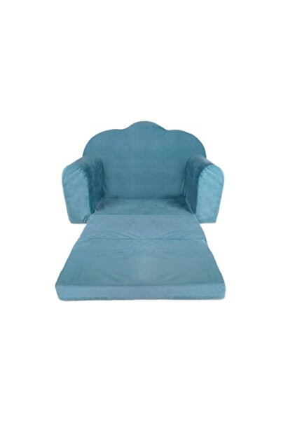 DacEnergy Canapea extensibila copii , catifea 100% poliester, forma de norisor, 74X 35x 48 cm, al...